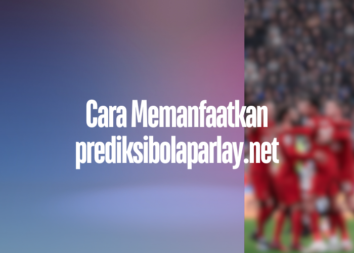 Cara Memanfaatkan prediksibolaparlay.net